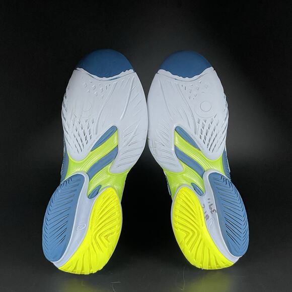 Mens 6.5 Women’s 8 Asics Court FF 3 AC Mako Novak Blue Tennis Sneakers Athletic - Picture 4 of 9